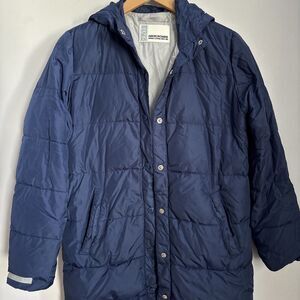 Vintage Abercrombie & Fitch Goose Down Puffer Hooded Coat Y2K Retro 90s 80s szM
